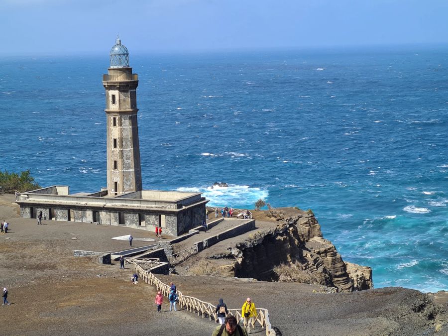 Leuchtturm Meer Klippen Besucher