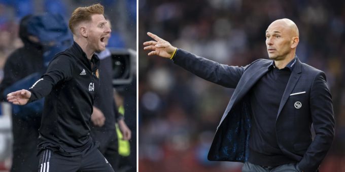 Es läuft nicht wirklich bei FCB-Trainer Abascal (links) und YB-Trainer Vanetta. Die Resultate fehlen. FC Basel