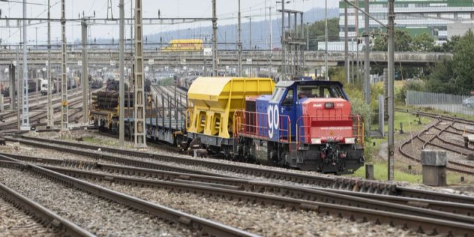 Eine Rangierlokomotive der SBB. (Symbolbild) Rangierlokomotive