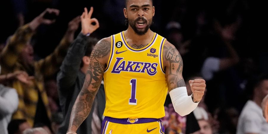 Muss 15.000 Dollar Strafe zahlen: Lakers-Profi D'Angelo Russell.