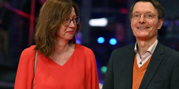 Karl Lauterbach mit Freundin Elisabeth Niejahr. Karl Lauterbach