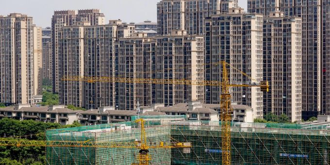 Der Immobiliensektor in China ist eine wichtige Stütze des Wachstums. Der Immobiliensektor in China ist eine wichtige Stütze des Wachstums.