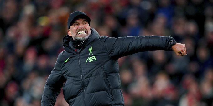 Jürgen Klopp kann bei SIeg des FC Liverpool gleich viermal jubeln. Liverpool