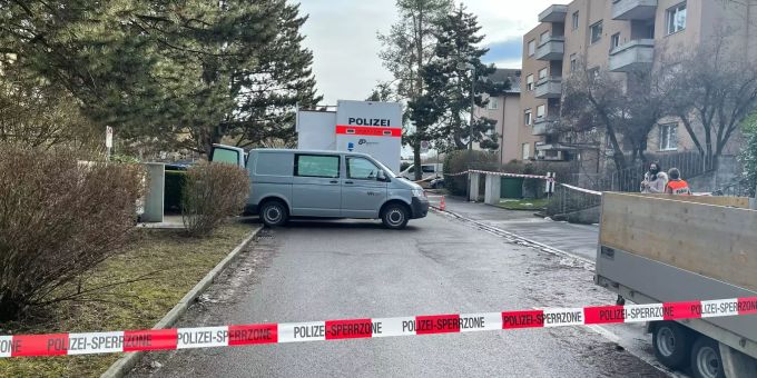 Ein Grosseinsatz der Polizei in Winterthur ZH. Leichenfund in Winterthur