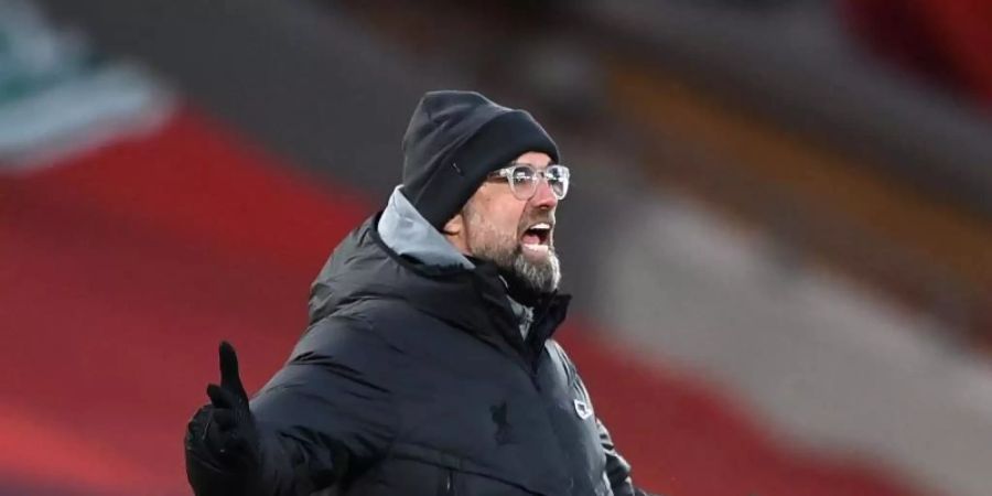 Trainer Jürgen Klopp steckt mit dem FC Liverpool in der Krise. Foto: Laurence Griffiths/PA Wire/dpa