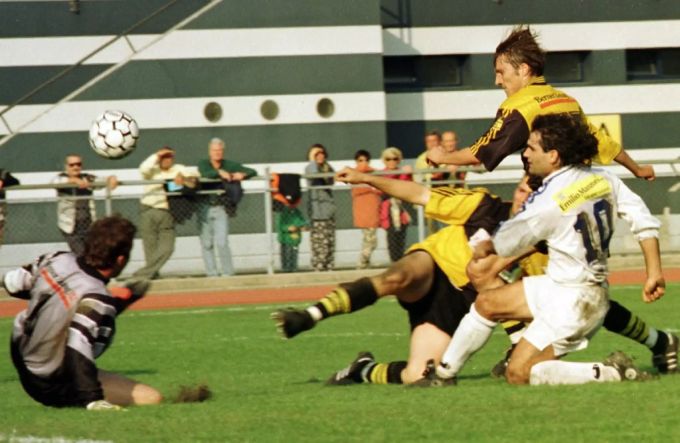 1997: YB spielt gegen Locarno. YB 1997