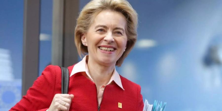 Ursula von der Leyen wurde geehrt. Foto: Ludovic Marin/AFP Pool/AP/dpa