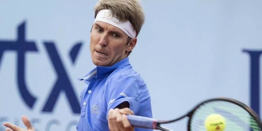 Verpasste die Qualifikation zu den Australian Open: Cedrik-Marcel Stebe. Foto: Peter Schneider/KEYSTONE/dpa