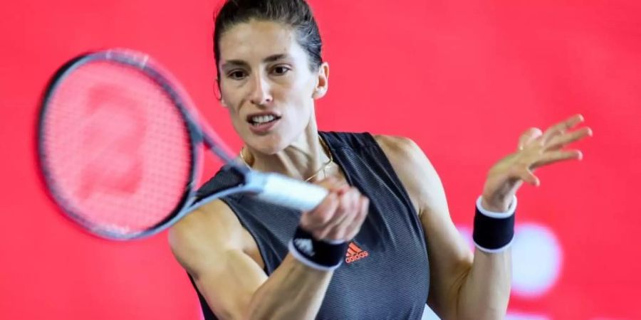 Konzentriert sich weiter voll auf Tennis: Andrea Petkovic. Foto: Andreas Gora/dpa