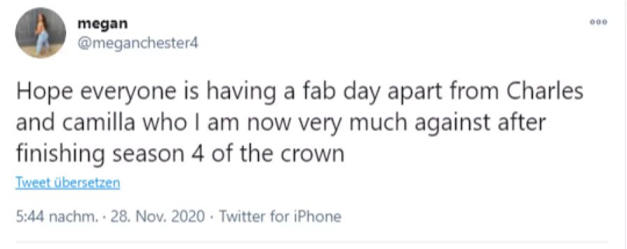 Twitter The crown