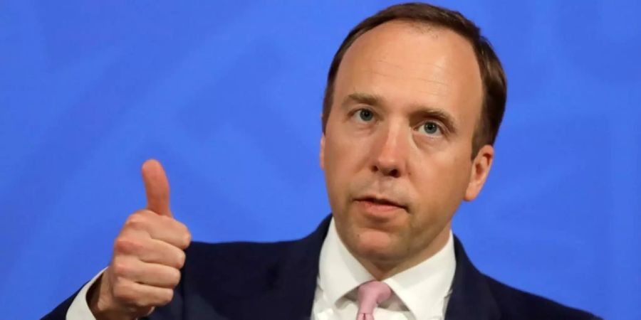 Der britische Gesundheitsminister Matt Hancock