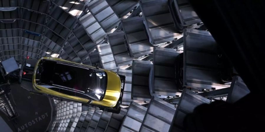 Elektroauto von VW in Wolfsburg