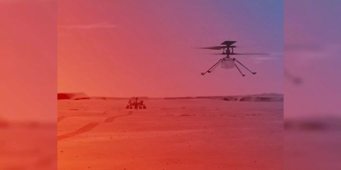 Auf dem Mars - Nasa will im April ersten Hubschrauber-Flug durchführen