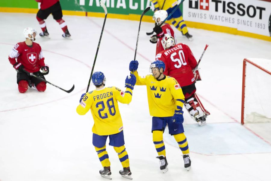 Die Schweiz zeigt eine starke Reaktion auf das 0:7 gegen Schweden.