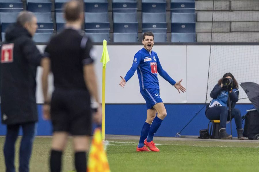 Pascal Schürpf erzielt nach 65 Minuten den Ausgleich.