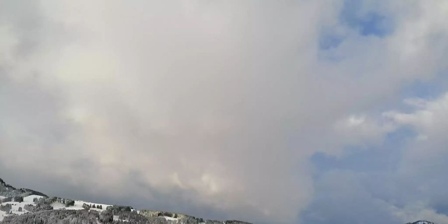 In Appenzell lagen am Sonntagmorgen rund 10 Zentimeter Neuschnee.