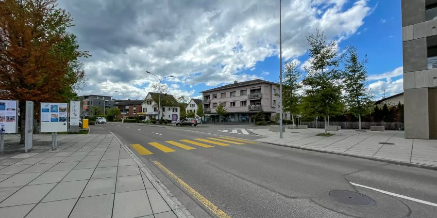 Im Stadtzentrum von Regensdorf.