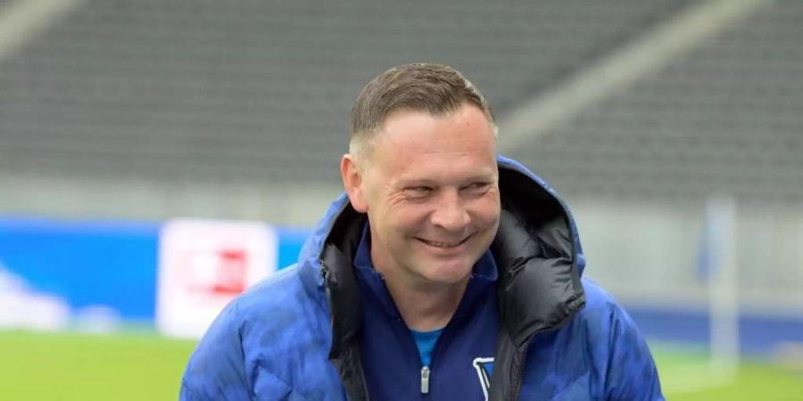 «Ich bin Herthaner durch und durch, und natürlich habe ich gehofft, dass das alles klappt. Aber ich habe schnell gemerkt, dass das viel Zeit braucht», sagt Pal Dardai. Foto: Soeren Stache/dpa-Zentralbild/dpa