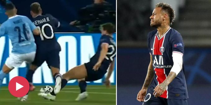 Im Video - Neymar wird von Teamkollege gefoult – und fordert Penalty!