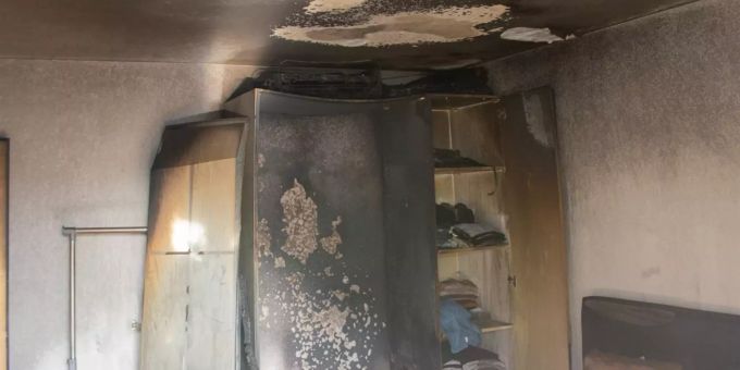 Sachschaden bei Wohnungsbrand in Chur.