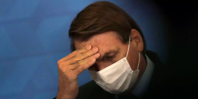 Jair Bolsonaro, Präsident von Brasilien, nimmt an einer Veranstaltung teil. Bolsonaro