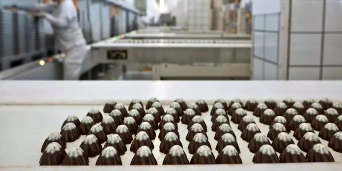 Pralines von Sprüngli. Sprüngli