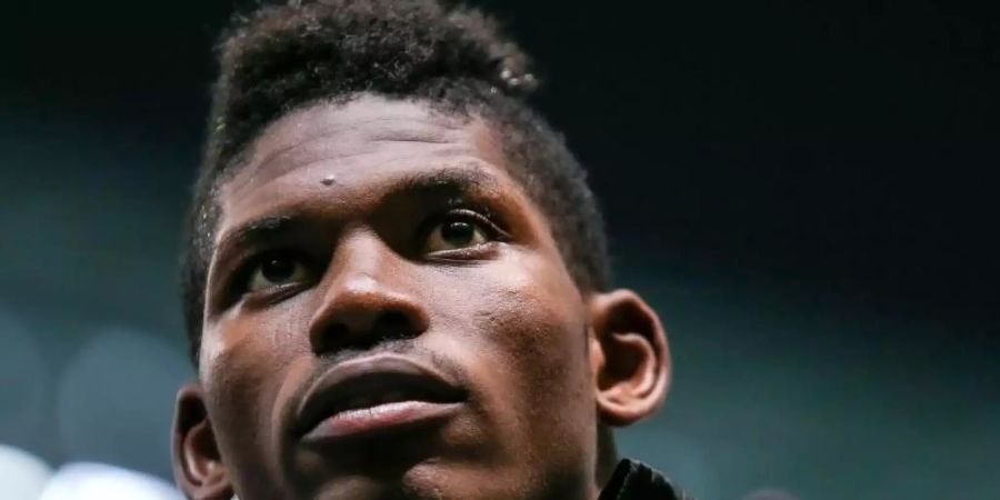 Überraschend wieder in der Startelf von Borussia Mönchengladbach: Breel Embolo. Foto: Andreas Gora/dpa