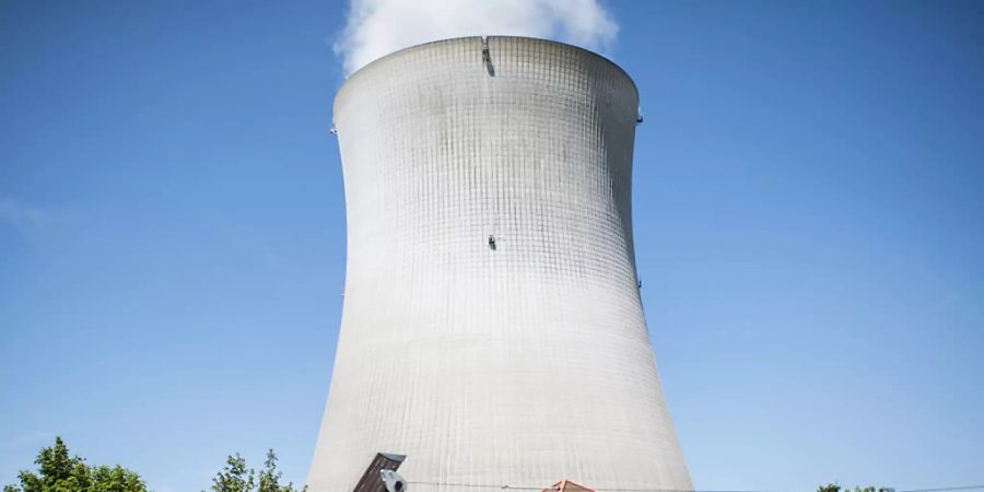 Fünf Monate kommt kein Dampf aus dem Kühlturm: Das AKW Leibstadt AG geht für Revisions- und Erneuerungsarbeiten vom Netz. (Archivbild)