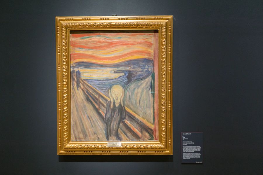 Edvard Munch der Schrei Norwegen Oslo Museum Bild