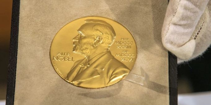 Eine Nobelpreis-Medaille. (Symbolbild) Nobelpreis-Medaille