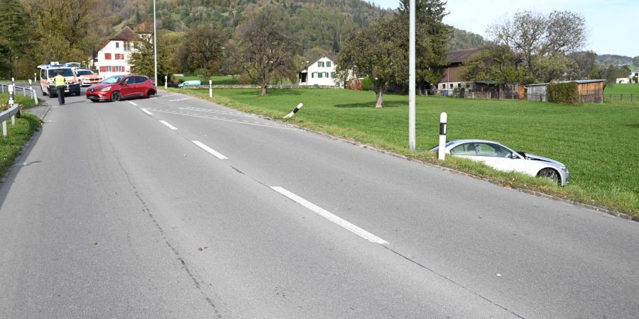 Beim Unfall entstand ein Sachschaden