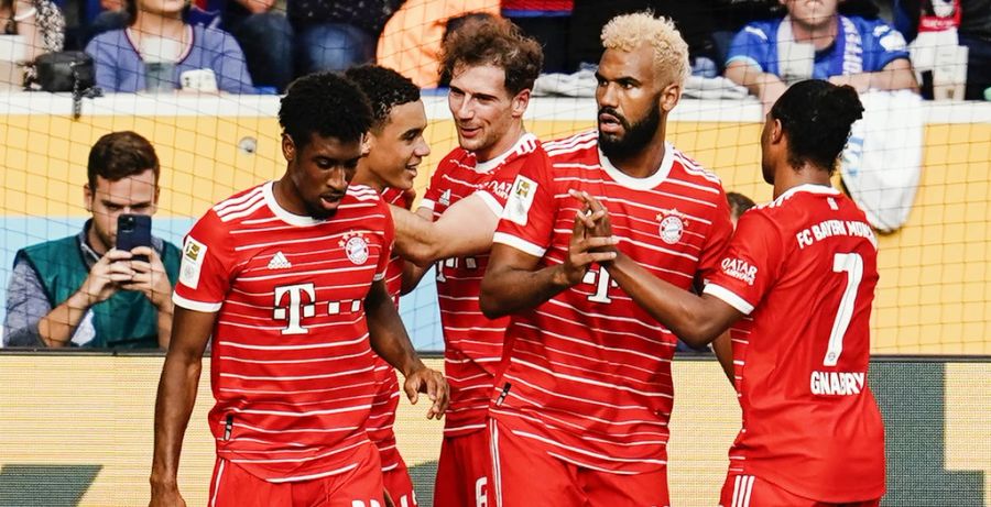 Bayern München gewinnt gegen Hoffenheim.