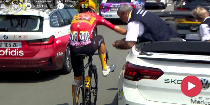 Bei voller Fahrt - So werden Fahrer an der Tour de France verarztet