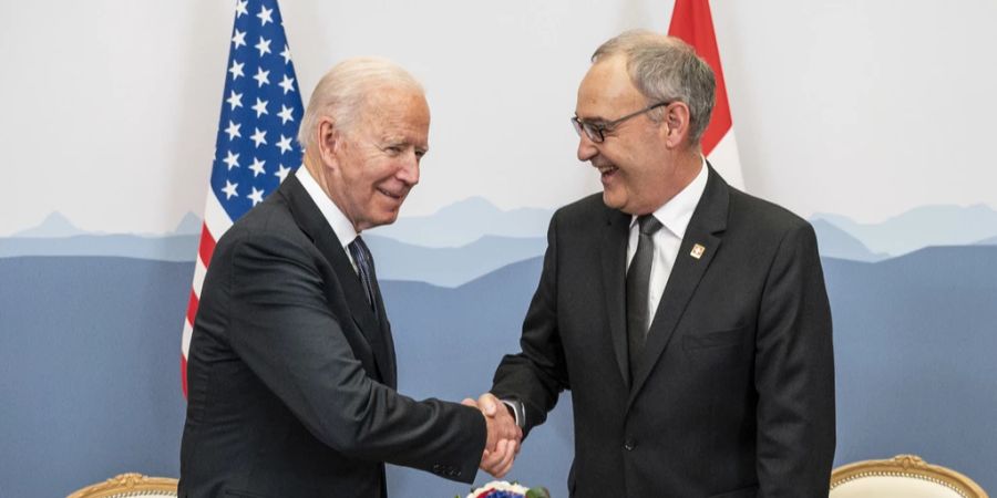 Biden Parmelin USA Schweiz