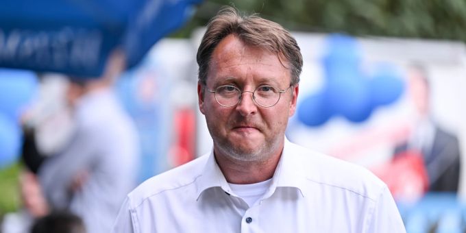 Der frisch gewählte AfD-Landrat Robert Sesselmann. Robert Sesselmann (AfD)