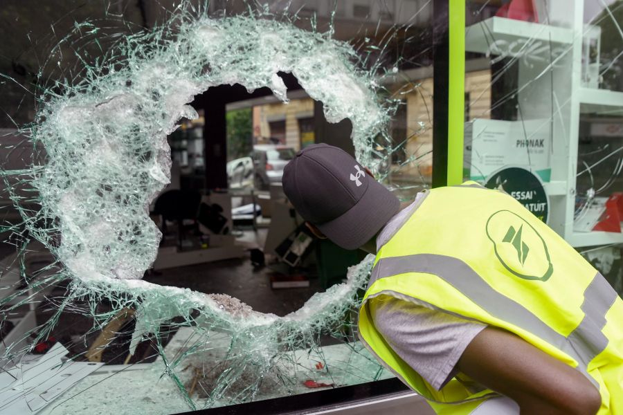 Fourth night of unrest across France following the fatal shooting of a 17-year-old