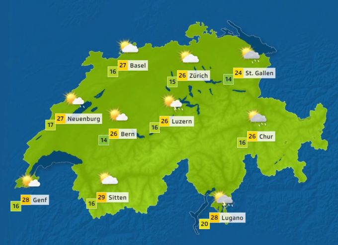 Am Wochenende kommen die Gewitter - so sieht die Prognose für Samstag aus. Gewitter