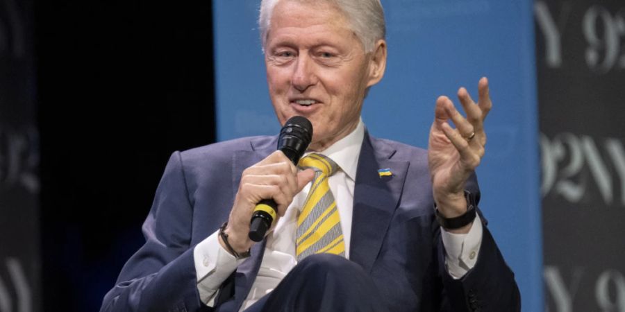 Der ehemalige US-Präsident Bill Clinton kommt anlässlich eines Keynote-Interviews am Prix Suisse 2023 am 11. November in die Schweiz. (Archivbild)