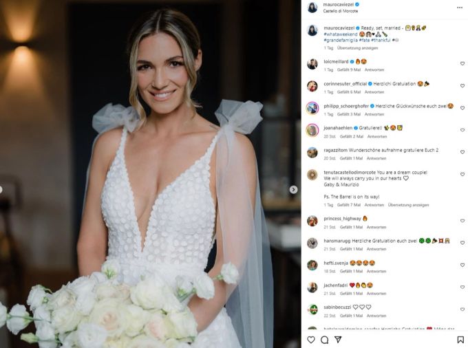 Odi & Co. feiern ExSkistar Mauro Caviezel feiert Traumhochzeit Nau.ch