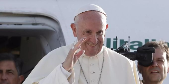 Papst Franziskus ist das Oberhaupt der römisch-katholischen Kirche. römisch-katholische kirche
