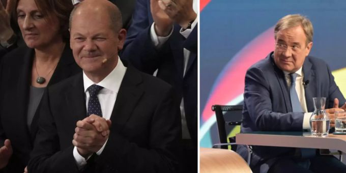 Olaf Scholz (SPD) und Armin Laschet (Union) müssen nun versuchen, eine Koalition mit FDP und Grünen zu bilden. Wahlen