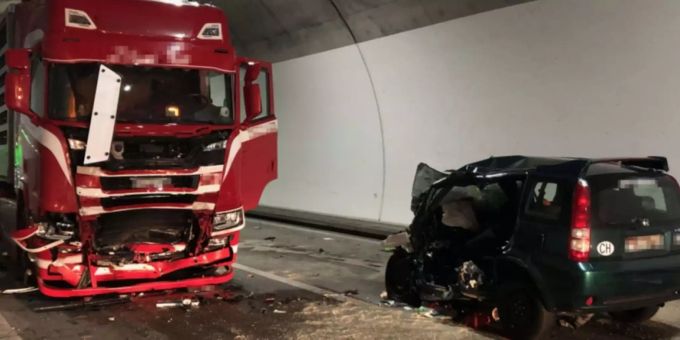 Der Unfall ereignete sich im Tunnel Quarten. Unterterzen