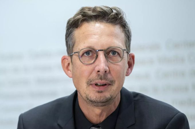 Michael Hermann, Geschäftsführer Sotomo spricht an einem Point de Presse zum Coronavirus, am Dienstag, 20. Juli 2021 Hermann Sotomo
