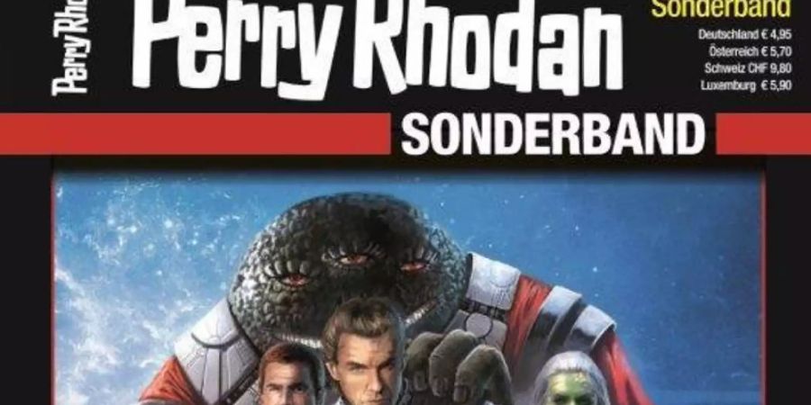 Der Titel des Sonderheftes zum 60. Geburtstag der Perry Rhodan-Serie. Foto: -/Pabel Moewig Verlag KG, Rastatt/dpa