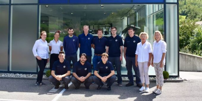 Das Team der Thal-Garage Frey in Aedermannsdorf. Thal-Garage Frey