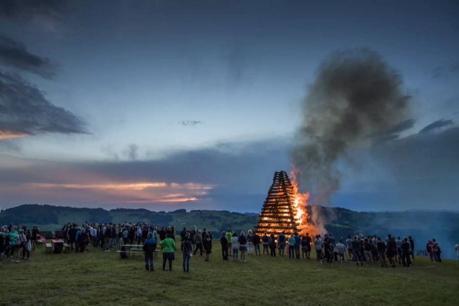 Bundesfeier 1. August Höhenfeuer