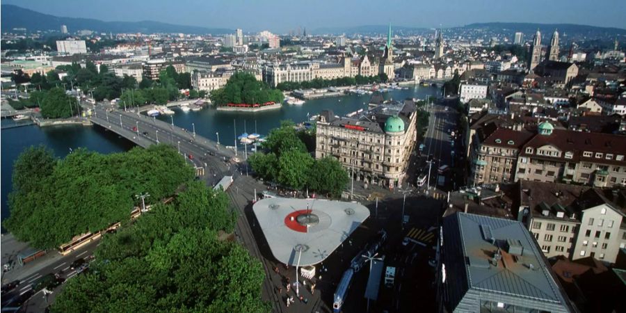 Die Neugestaltung wäre für das Gebiet zwischen der Quaibrücke und dem Zwingli-Denkmal geplant gewesen.