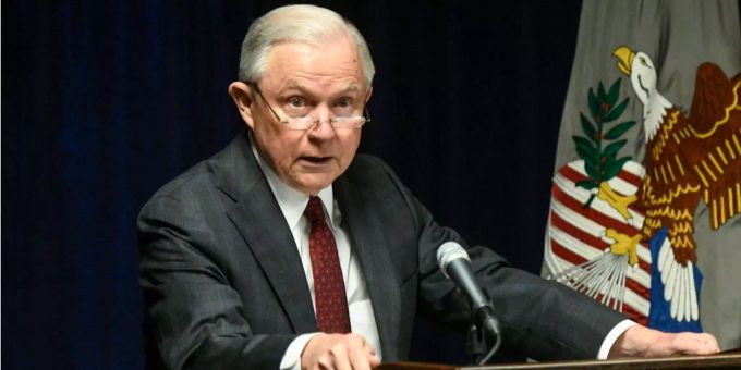 Der US-Justizminister Jeff Sessions. Der US-Justizminister Jeff Sessions.