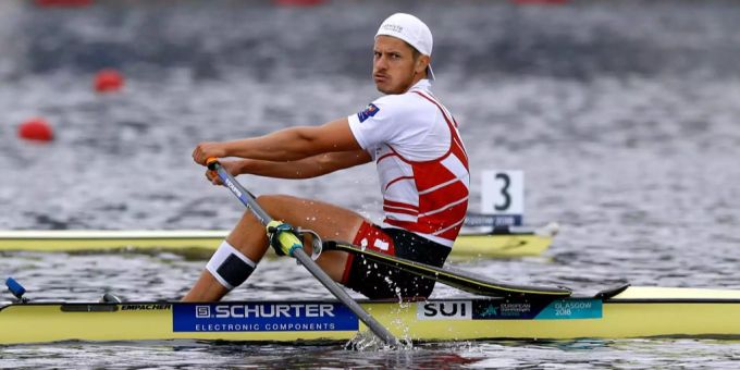 Roman Röösli bei den European Championships. Roman Röösli bei den European Championships.
