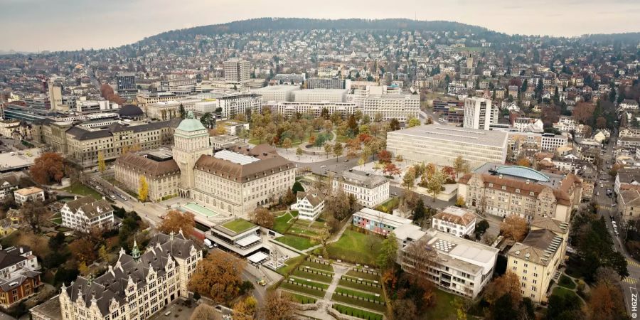 Visualisierung des geplanten Zürcher Hochschulquartiers